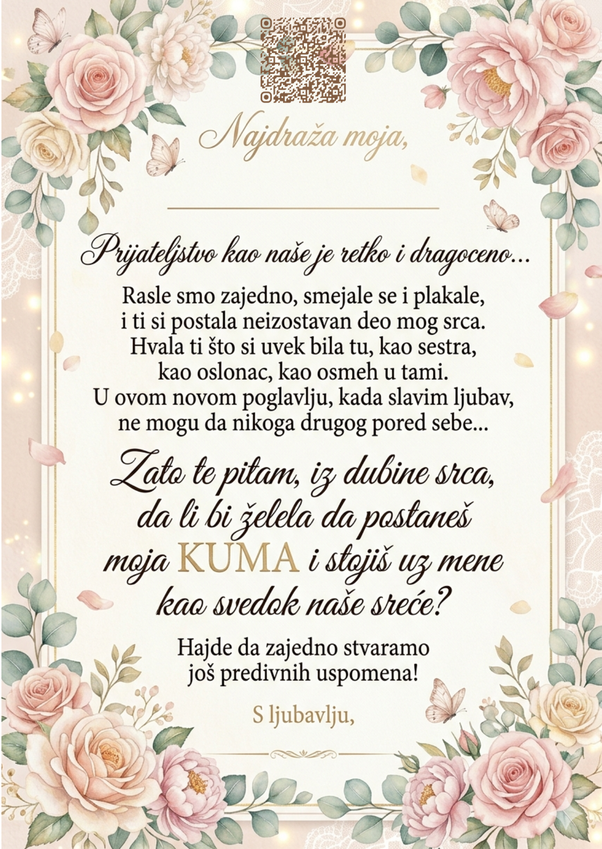 HENON stampana A6 pozivnica
