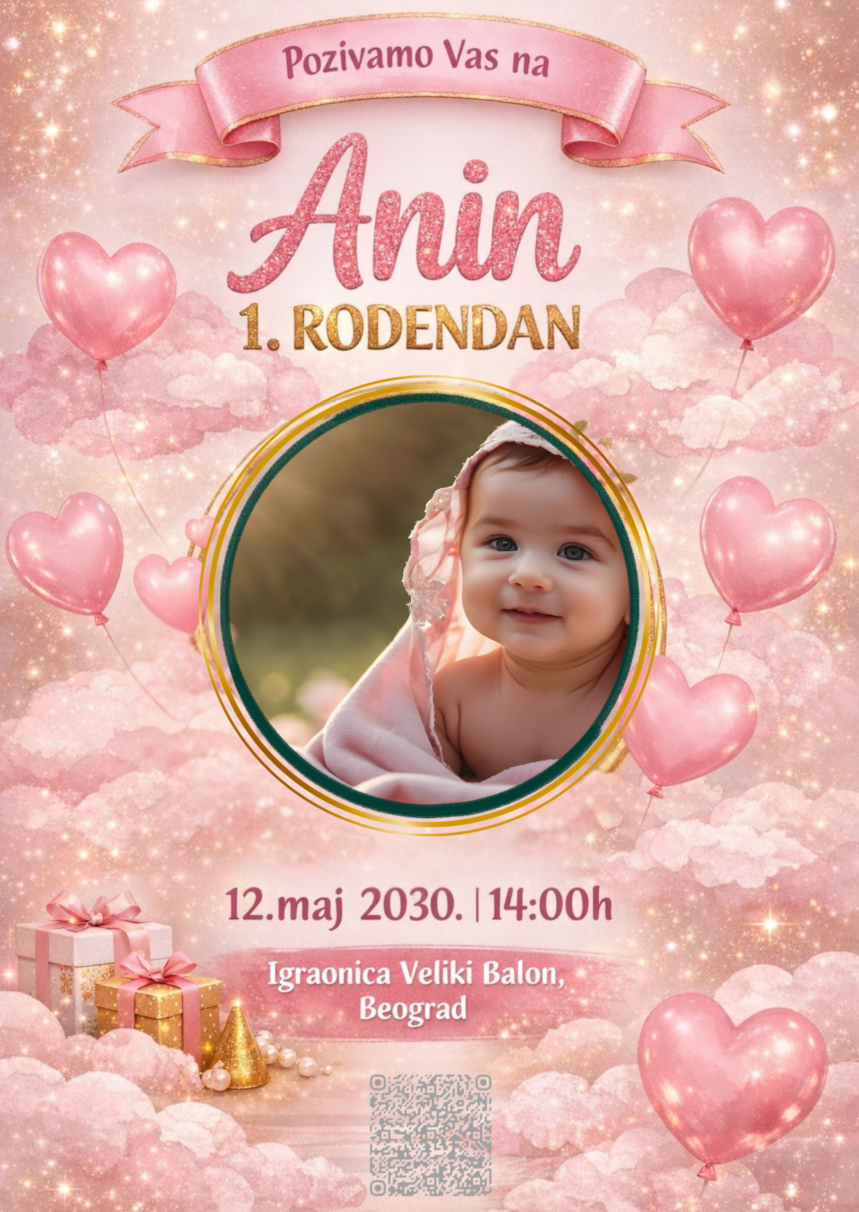 MINNIE stampana A6 pozivnica